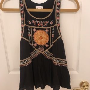 High necked tank top